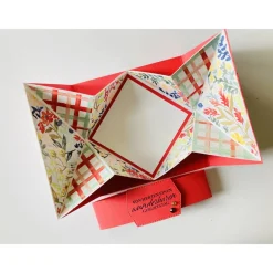 Besonders geformte  Pop-up Glückwunschkarte zum Geburtstag Handarbeit Stampin up  Unikat