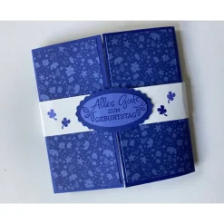 Besonders geformte  Pop-up Glückwunschkarte zum Geburtstag Handarbeit Stampin up  Unikat