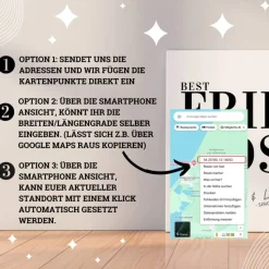 Beste Freunde | Personalisiertes Bild auf Leinwand 20x30cm | BFF