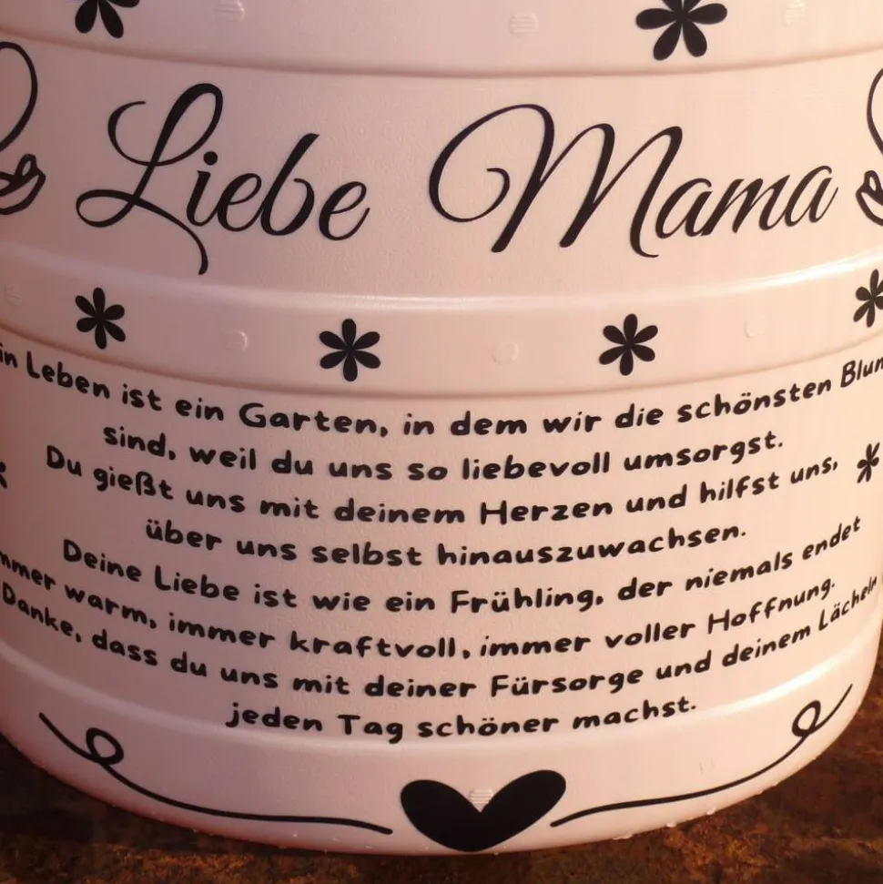 Beste Mutter Muttertagsgeschenk, personalisiertes Danke zum Muttertag Garten Geschenkidee für Mama