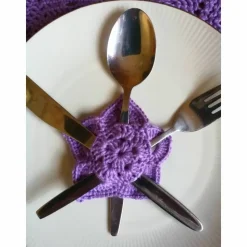 Bestecksterne gehäkelt in Mikrofaser oder Baumwolle in vielen Wunschfarben