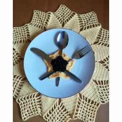 Bestecksterne gehäkelt in Mikrofaser oder Baumwolle in vielen Wunschfarben