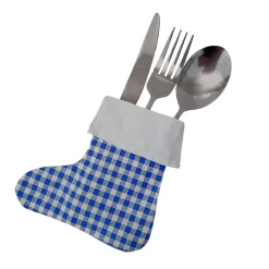 Bestecktasche in Stiefelform, Geschenktasche 2er Set