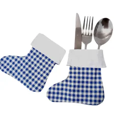 Bestecktasche in Stiefelform, Geschenktasche 2er Set