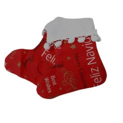 Bestecktasche in Stiefelform, Geschenktasche 2er Set