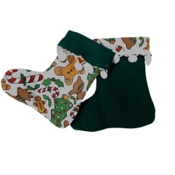 Bestecktasche in Stiefelform, Geschenktasche 2er Set