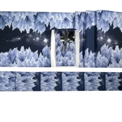 Bestecktaschen 6 Stück & Tischläufer Winter – Tischset & Tischdeko Weihnachten, wasserabweisend, Handarbeit