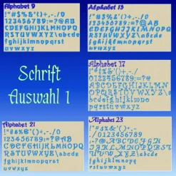 Bestickte Gotteslobhülle aus Filz *Spruch "Gottes Segen" *individuell angefertigt