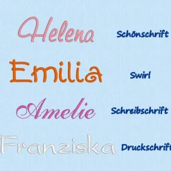 Bestickte Gotteslobhülle aus Filz mit Namen – Geschenk zur Kommunion & Konfirmation