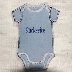 Bestickter Deko-Babybody aus Filz mit Wunschnamen *individuell angefertigt