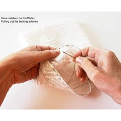 BEUTEL bestickt mit Pailletten Hochzeit Art-Deco Muster