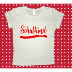 Bügelbild / Velourmotiv Schulkind - Schule - Einschulung