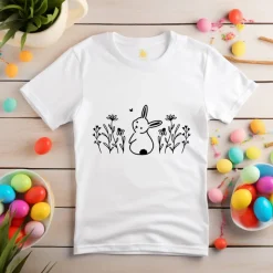 Bügelbild für Ostern - mit Häschen / Osterhase / Bügelbilder Hase Ostermotiv/ Frühling / Hase