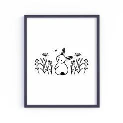 Bügelbild für Ostern - mit Häschen / Osterhase / Bügelbilder Hase Ostermotiv/ Frühling / Hase