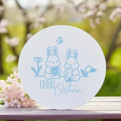 Bügelbild für Ostern - mit Osterhase und Ostereiern // DIY Osterdeko & Geschenke