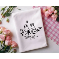 Bügelbild für Ostern - mit Osterhase und Ostereiern // DIY Osterdeko & Geschenke