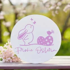 Bügelbild für Ostern - mit Osterhase und Ostereiern // DIY Osterdeko & Geschenke selbst gestalten