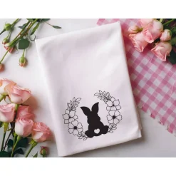 Bügelbild für Ostern mit Namen und Häschen / Osterhase / Bügelbilder Hase Ostermotiv/ Osterei/ Frühling -