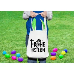 Bügelbild Frohe Ostern - mit Häschen / Osterhase / Bügelbilder Hase Ostermotiv/ Osterei/ Frühling -