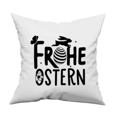 Bügelbild Frohe Ostern - mit Häschen / Osterhase / Bügelbilder Hase Ostermotiv/ Osterei/ Frühling -