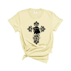 Bügelbild Jesus am Kreuz  - Applikation zum aufbügeln - Aufbügler - christliches Bügelbild