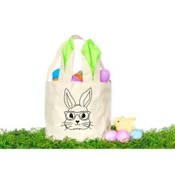 Bügelbild Osterhase in schwarz zum aufbügeln - Personalisierbares Bügelbild