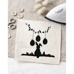 Bügelbild Ostern - süßes Bügelbild Osterhase // DIY Osterdeko & kreative Oster Geschenke