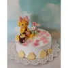 Biene mit Regenbogen TaufeFondant Tortendeko Fondant Fondantfiguren Fondant Figuren