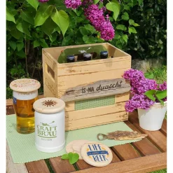 Bierdeckel aus Holz "Apple of Eden"