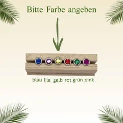 *BIERsday | BEERsday* Geldgeschenkkarte zum Geburtstag aus Birkenholz, personalisierbar