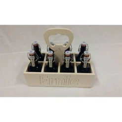 Bierträger Flaschenträger - individuelle gefräste Schrift nach Ihrem Wunsch !!!