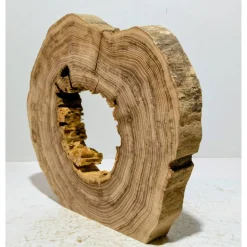 Biete hier eine Baumscheibe, Holzscheibe, gestockt, Robinie, mit Stellfläche an