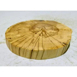 Biete hier eine Baumscheibe, Holzscheibe, gestockt,Birke