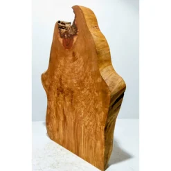 Biete hier eine große halbe Baumscheibe, Holzscheibe gestockte Birne an