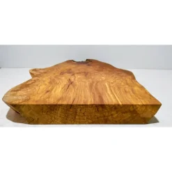 Biete hier eine große halbe Baumscheibe, Holzscheibe gestockte Birne an