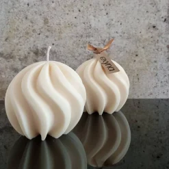 BIG Swirl Candle I Spiralkerze I Gedrehte Kerze I Sojawachs I Home Decor I Hingucker I Ästhetisch I Minimalistisch