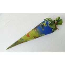 Bilderbuch-Schultüte „Nachts im Wald“ aus Filz – Handgefilzte Zuckertütenhülle für Jungen & Mädchen