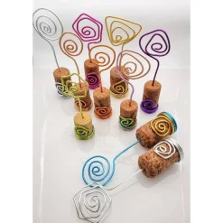 Bilder-/Kartenhalter 3, 6 oder 10er Set Weinkorken Sektkorken Upcycling