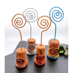 Bilder-/Kartenhalter 3, 6 oder 10er Set Weinkorken Sektkorken Upcycling