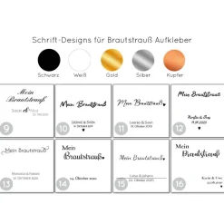 Bilderrahmen Weiß mit Schriftzug – Dein getrockneter Brautstrauß als personalisierte Hochzeitserinnerung