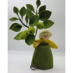 Birnen Mädchen  - Blumenkind - Jahreszeitentisch - Waldorf Art - Herbst Dekoration - Art.Nr. HE9