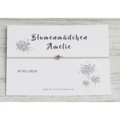 Blumenmädchen Armband Geschenk, Armband Kinder, Mädchen Schmuck, Blumenkind Hochzeit, Armband für Blumenkinder