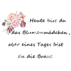 Blumenmädchen Schlüsselanhänger silberfarbe Fassung 25mm