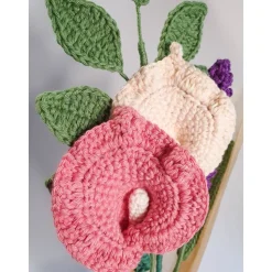 Blumenstrauß gehäkelt | gehäkelter Strauß Blumen | Geburtstagsgeschenkidee Freunde | Abschiedsgeschenk Kollegen