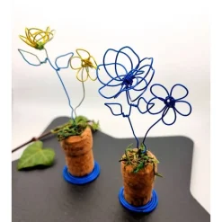 Blumenwiese Weinkorken Sektkorken Upcycling Farbauswahl