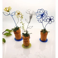 Blumenwiese Weinkorken Sektkorken Upcycling Farbauswahl