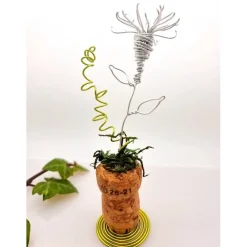 Blumenwiese Weinkorken Sektkorken Upcycling Farbauswahl