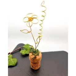 Blumenwiese Weinkorken Sektkorken Upcycling Farbauswahl auch mit Perlchen