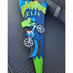 BMX Schultüte Zuckertüte als DIY Set oder in handarbeit hergestellt-personalisiert, individuell