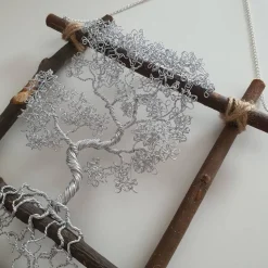 Bonsai in klein/ Drahtbaum Wandbild / Lebensbaum Fensterbild/ Geschenkidee/ Baum aus Draht/ Wunsch Anfertigung